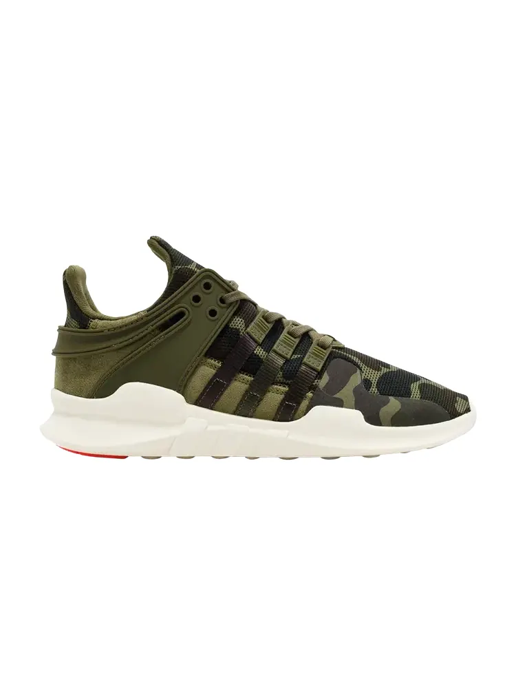 Кроссовки Adidas EQT Support Adv J 'Camo' — изображение 1 из 1, зеленый
