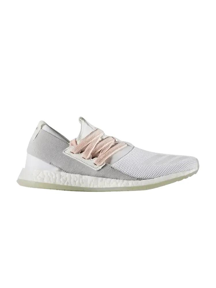 Кроссовки adidas Wmns PureBoost R 'Crystal White Pink' — изображение 1 из 1, белый/белый/прозрачный