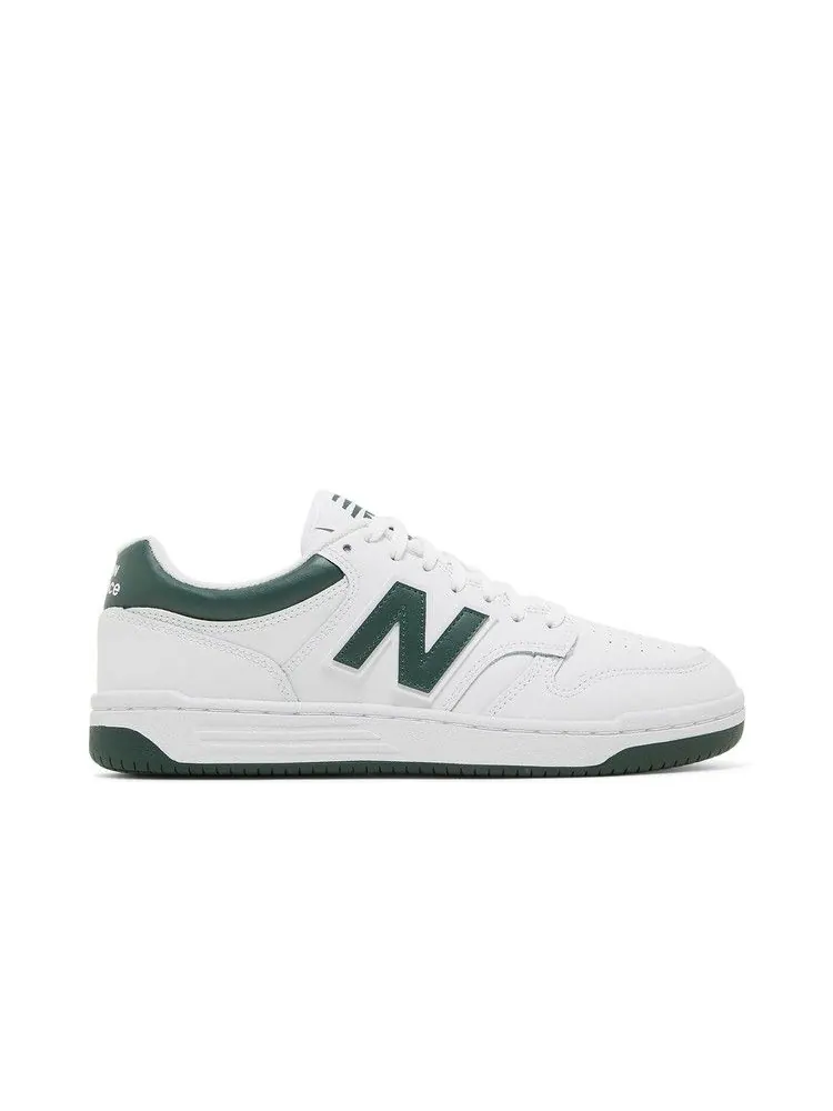 Кроссовки New Balance 480 'White Nightwatch Green' — изображение 2 из 9, белый/зеленый/светлый