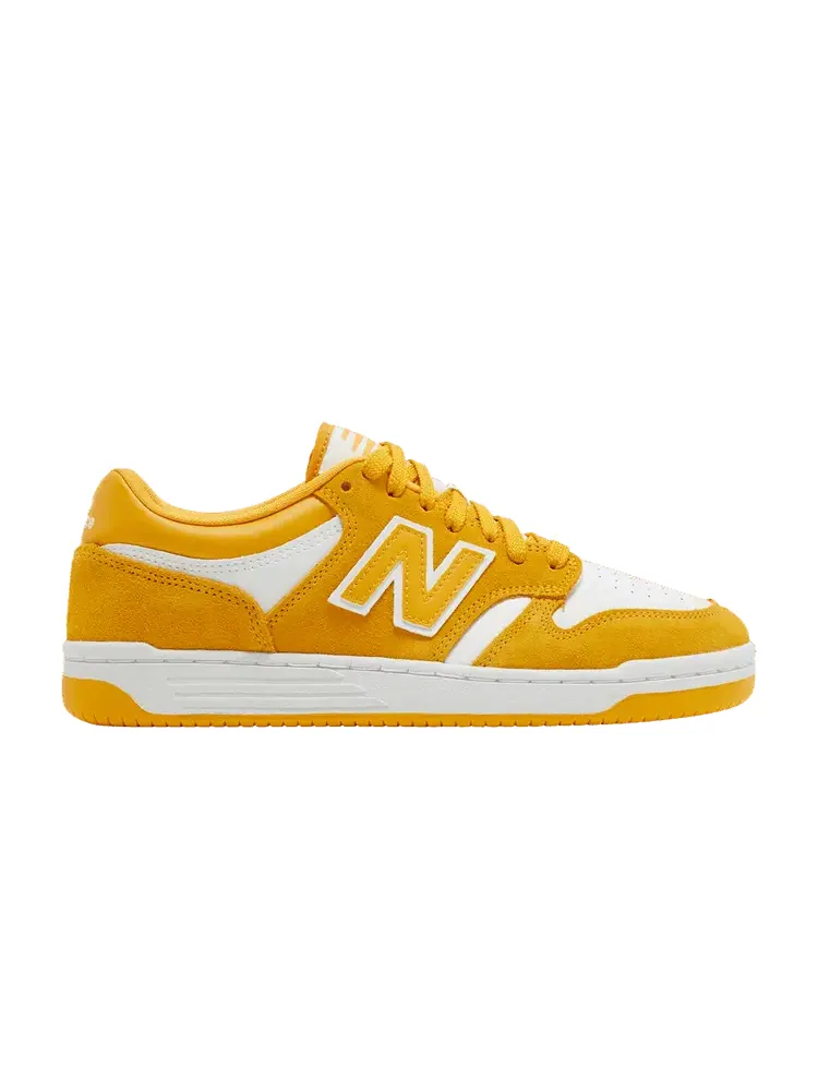 Кроссовки New Balance 480 'Varsity Gold' — изображение 1 из 9, белый/золотистый