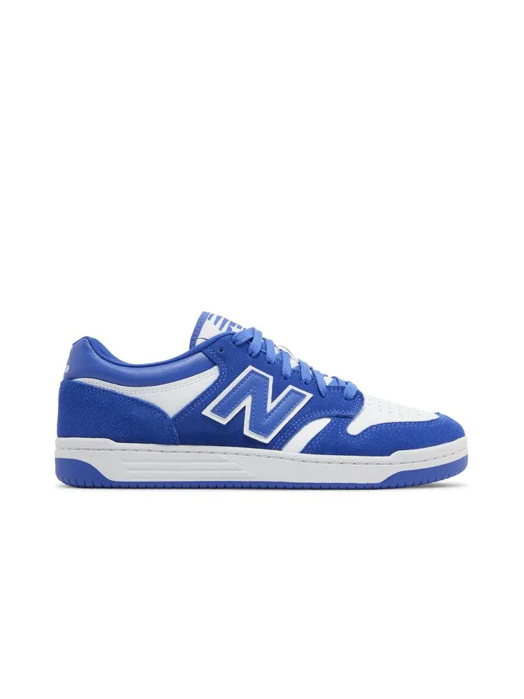 Кроссовки New Balance 480 'Marine Blue' — изображение 2 из 9, белый/синий
