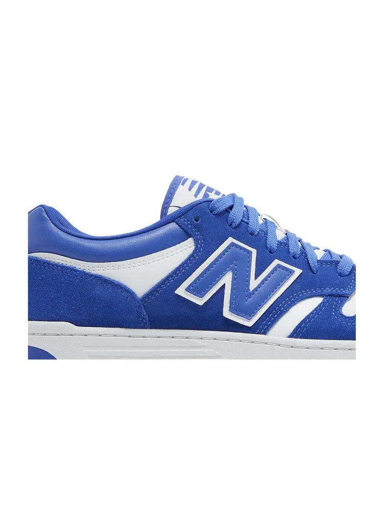 Кроссовки New Balance 480 'Marine Blue' — изображение 3 из 9, белый/синий