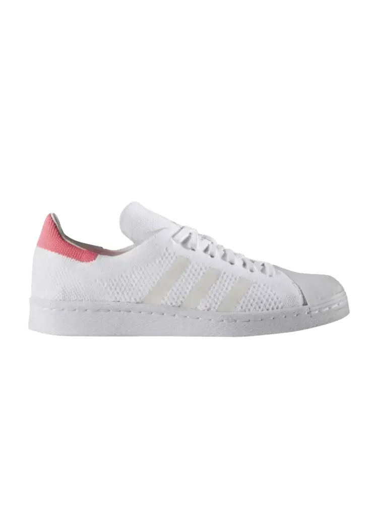 Кроссовки adidas Wmns Superstar 80s Primeknit 'White Solar Pink' — изображение 1 из 1, белый/белый/розовый