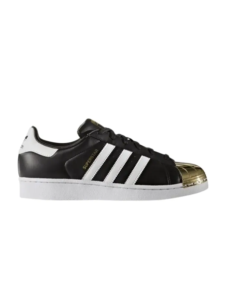 Кроссовки Adidas Wmns Superstar Metal Toe 'Gold Toe' — изображение 1 из 1, черный