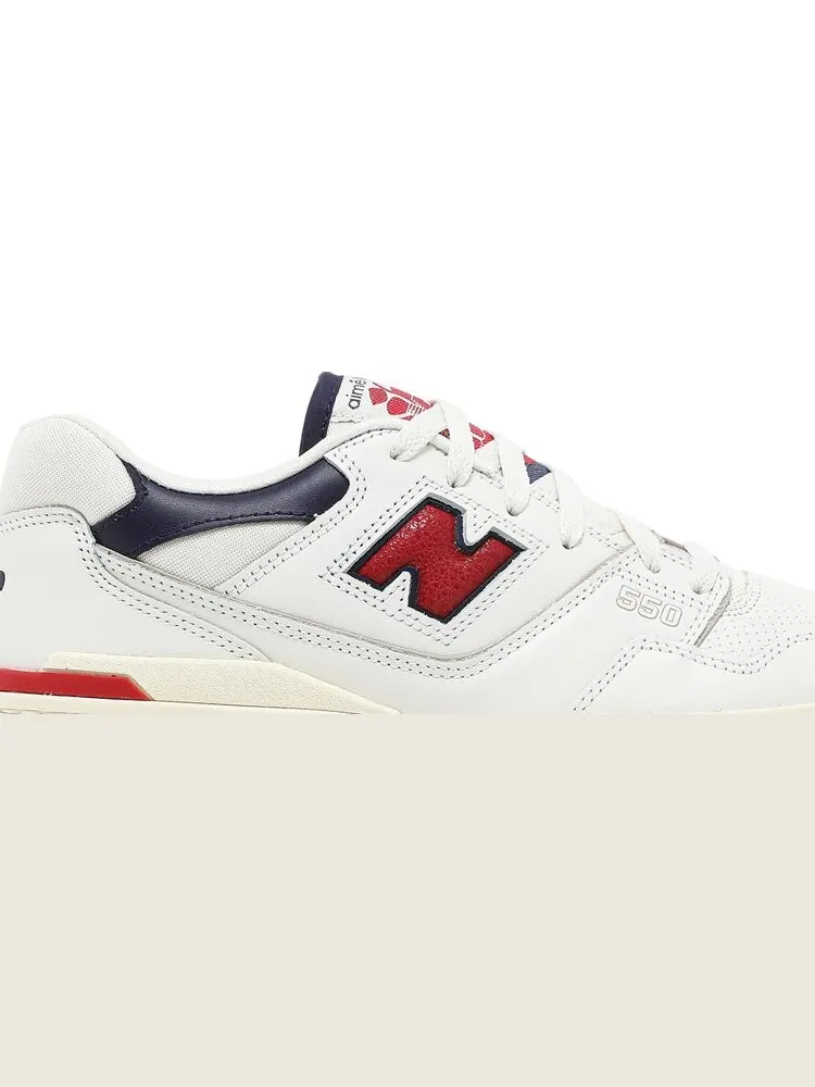 Кроссовки New Balance Aimé Leon Dore x 550 'Red Navy' — изображение 2 из 8, красный