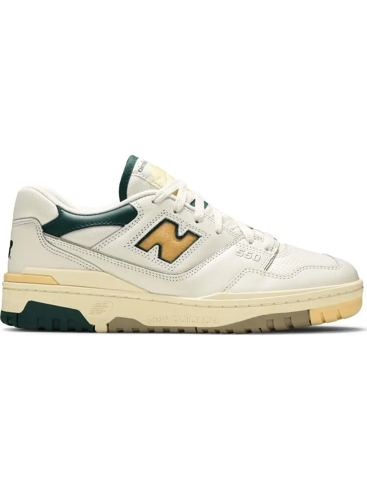 Кроссовки New Balance Aimé Leon Dore x 550 'Green Yellow' — изображение 1 из 10, зеленый