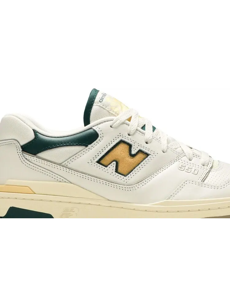 Кроссовки New Balance Aimé Leon Dore x 550 'Green Yellow' — изображение 2 из 10, зеленый