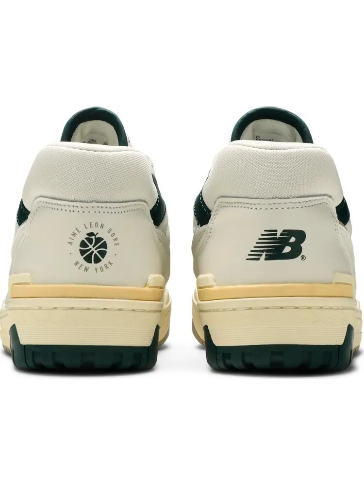 Кроссовки New Balance Aimé Leon Dore x 550 'Green Yellow' — изображение 6 из 10, зеленый