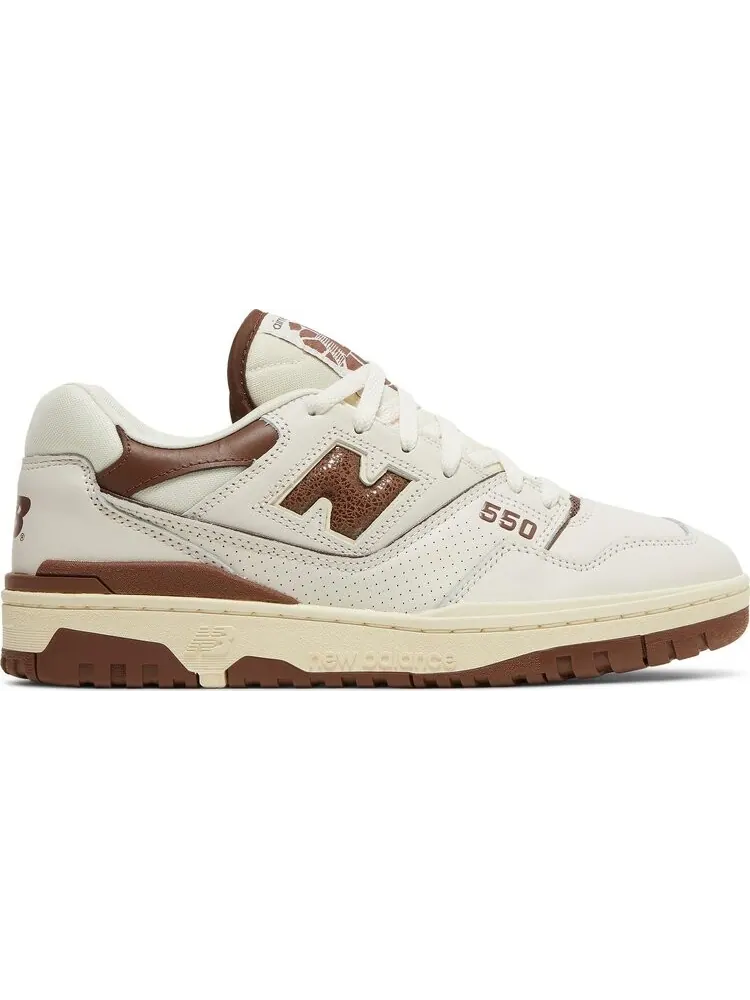 Кроссовки New Balance Aimé Leon Dore x 550 'Brown' — изображение 1 из 8, белый