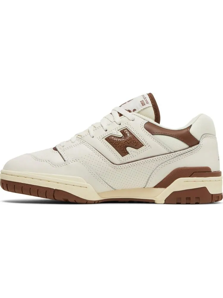 Кроссовки New Balance Aimé Leon Dore x 550 'Brown' — изображение 3 из 8, белый