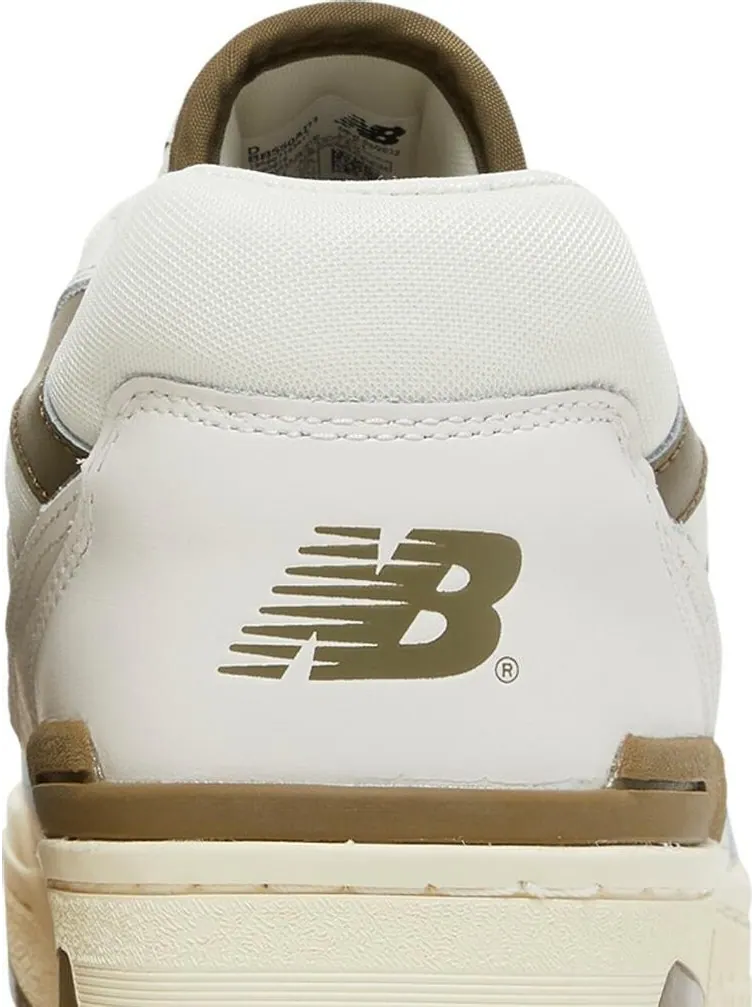 Кроссовки New Balance Aimé Leon Dore x 550 'Olive' — изображение 7 из 8, белый