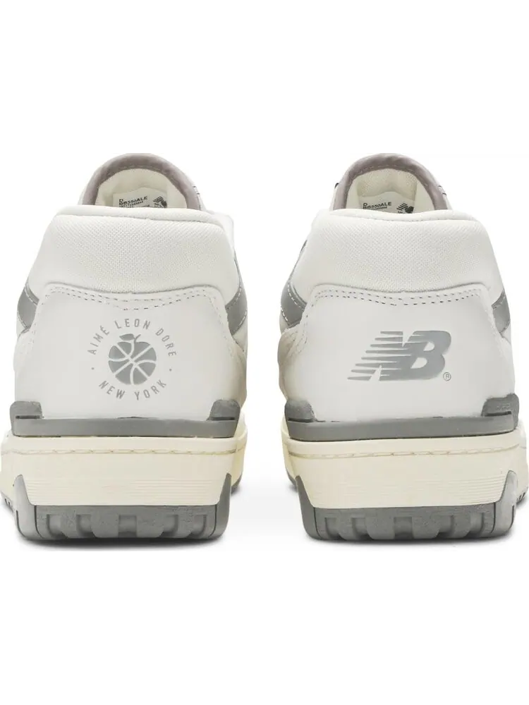 Кроссовки New Balance Aimé Leon Dore x 550 'Silver' — изображение 6 из 8, серый