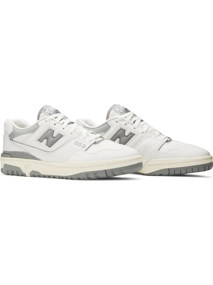 Кроссовки New Balance Aimé Leon Dore x 550 'Silver' — изображение 8 из 8, серый