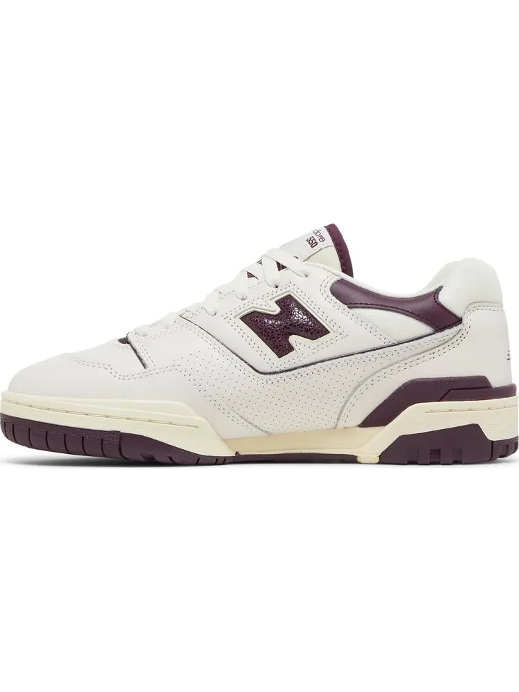 Кроссовки New Balance Aimé Leon Dore x 550 'Purple' — изображение 3 из 8, белый