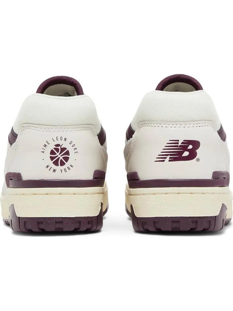 Кроссовки New Balance Aimé Leon Dore x 550 'Purple' — изображение 6 из 8, белый