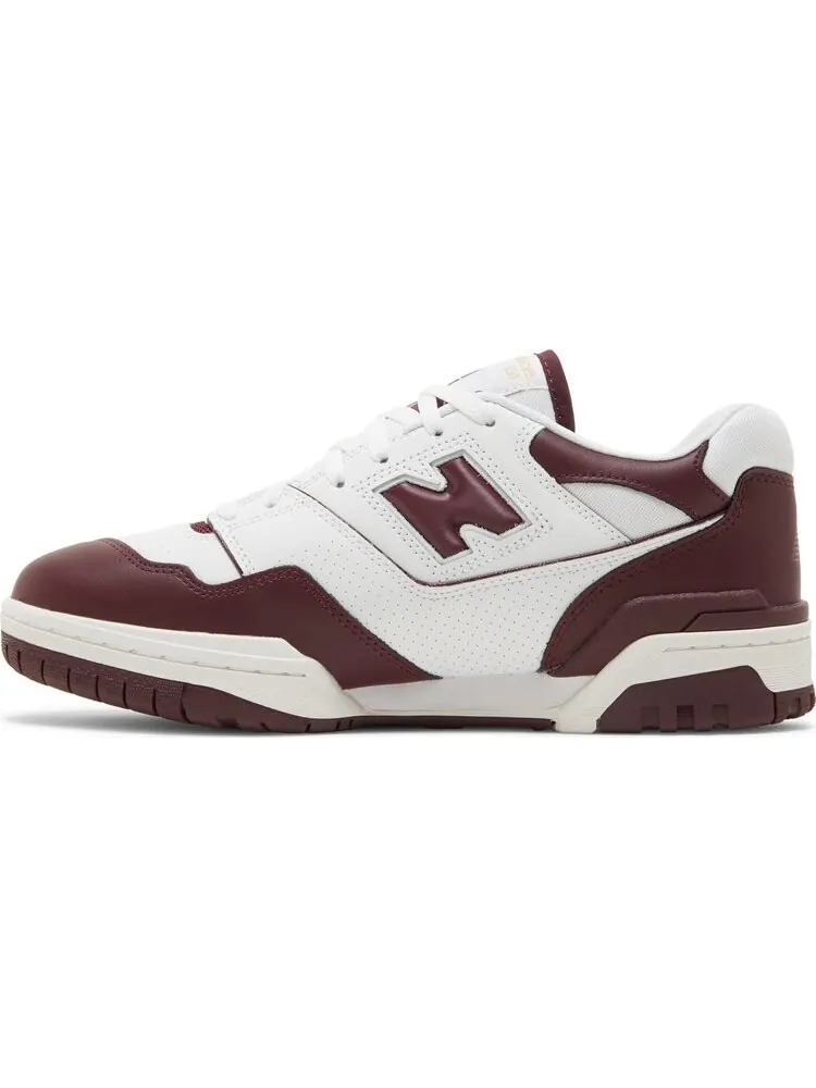 Кроссовки New Balance 550 'White Burgundy' — изображение 3 из 8, белый