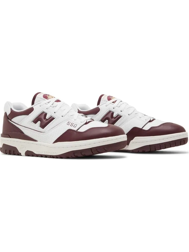 Кроссовки New Balance 550 'White Burgundy' — изображение 8 из 8, белый