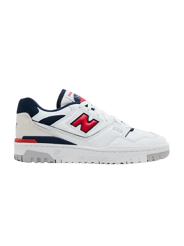 Кроссовки New Balance 550 'White Navy True Red' — изображение 1 из 9