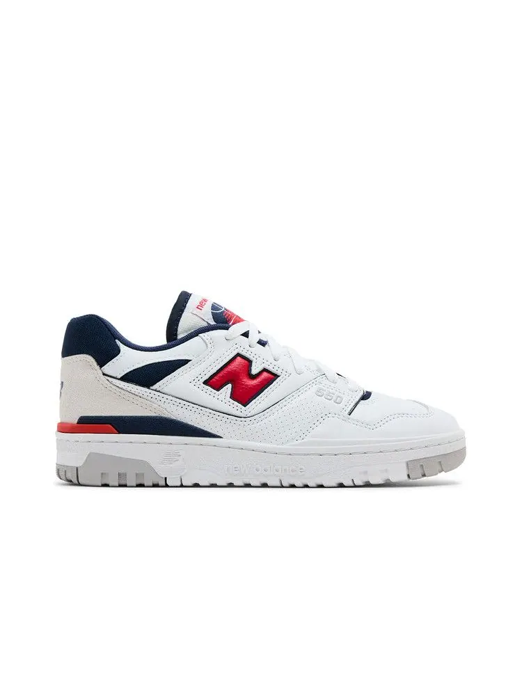 Кроссовки New Balance 550 'White Navy True Red' — изображение 2 из 9