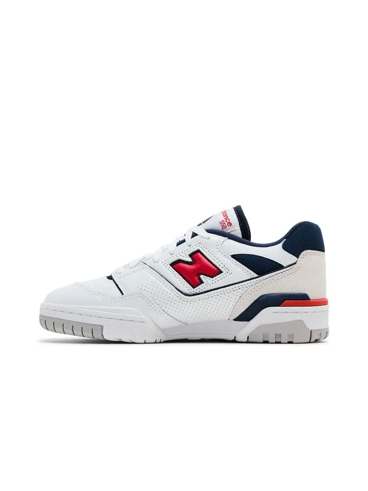 Кроссовки New Balance 550 'White Navy True Red' — изображение 4 из 9