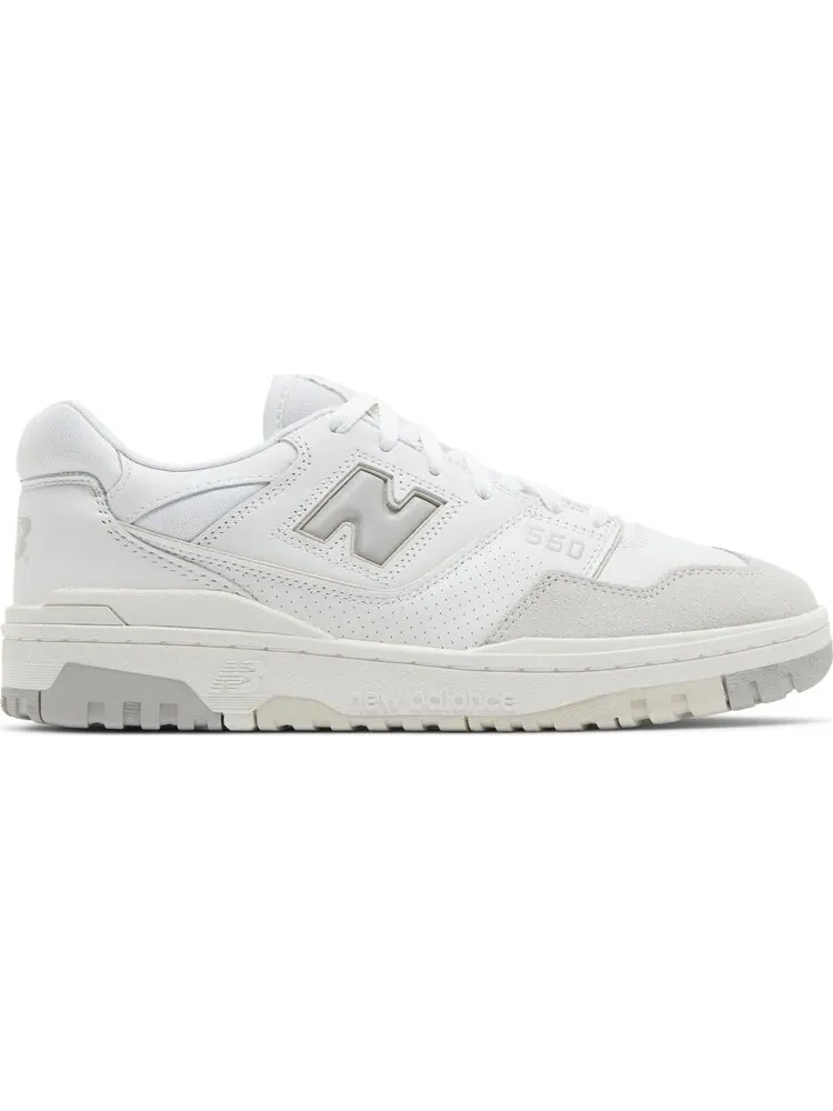 Кроссовки мужские New Balance 550 на плоской подошве — изображение 1 из 8, белый