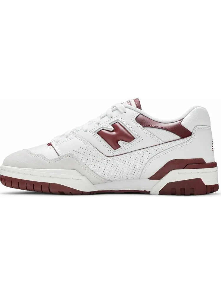 Кроссовки New Balance 550 'Burgundy' — изображение 3 из 8, белый