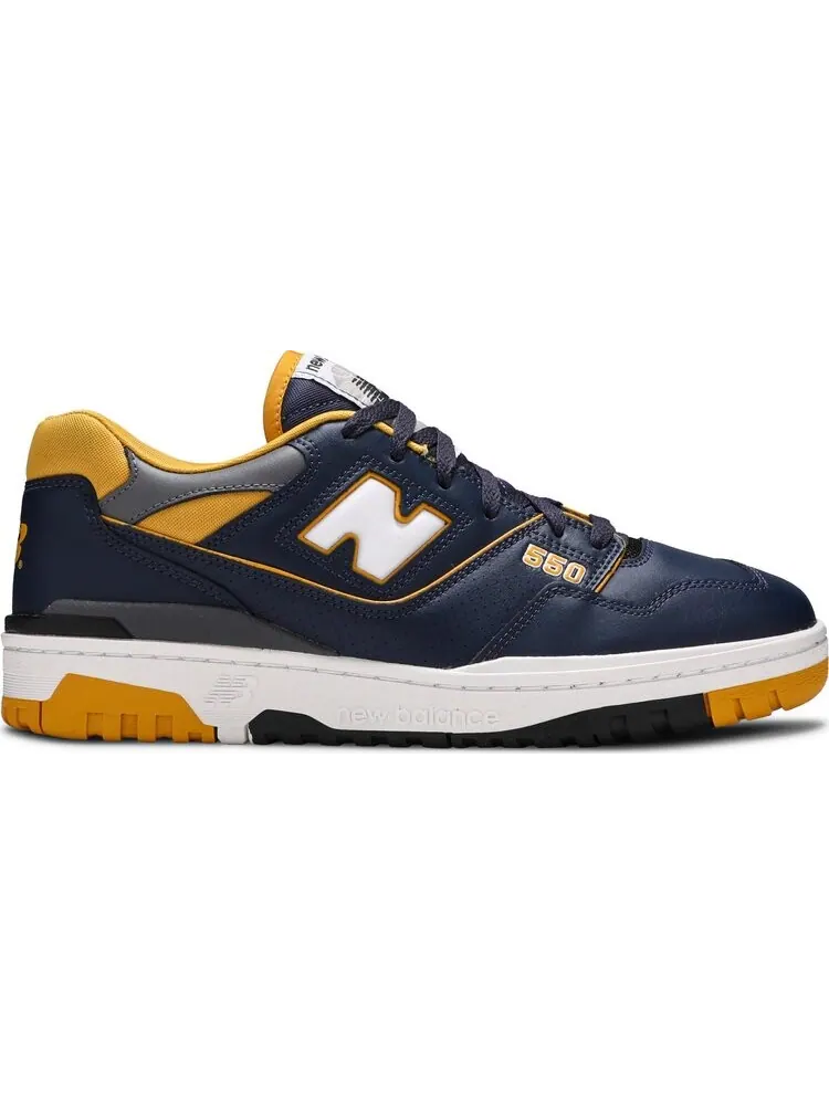 Кроссовки New Balance 550 'Navy Yellow' — изображение 1 из 8, синий