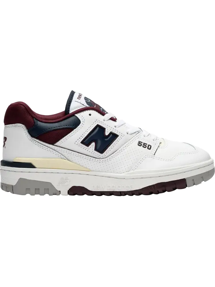 Кроссовки New Balance 550 'Burgundy Natural Indigo' — изображение 1 из 1, белый