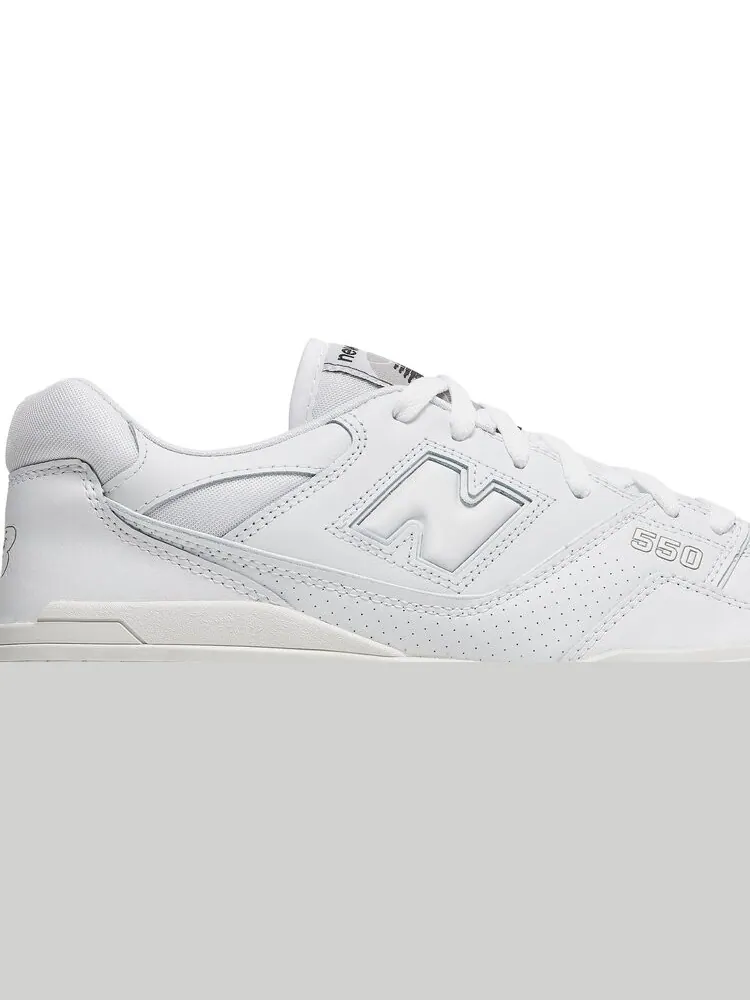 Кроссовки New Balance 550 White Grey — изображение 2 из 8, белый