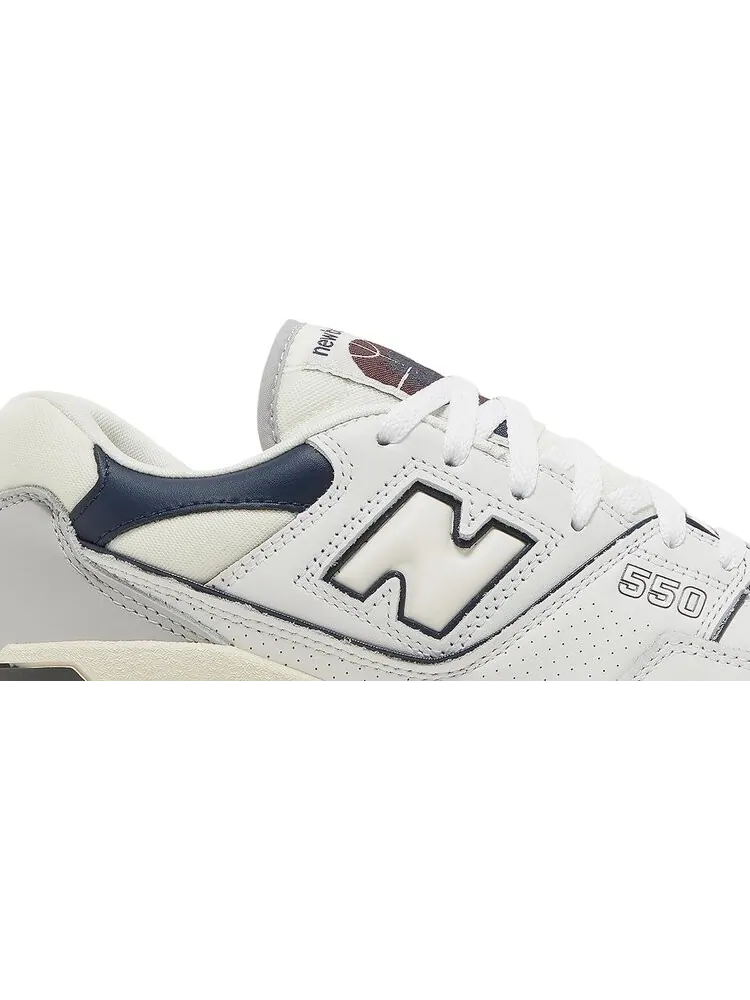 Кроссовки мужские New Balance 550 — изображение 2 из 8, белый/коричневый