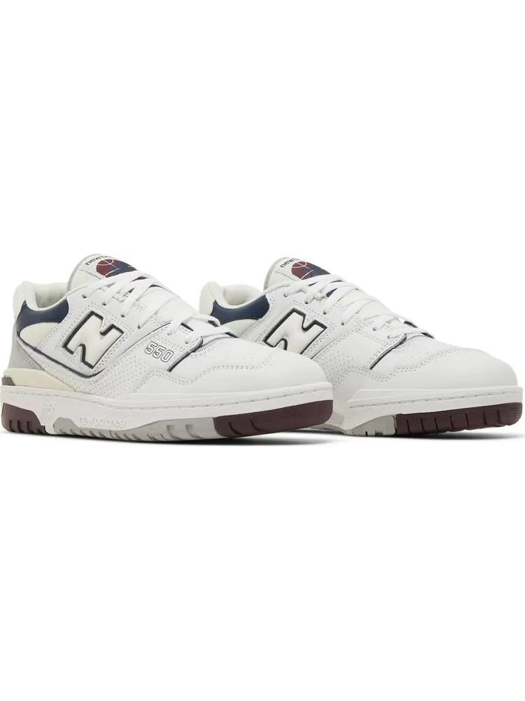 Кроссовки мужские New Balance 550 — изображение 8 из 8, белый/коричневый