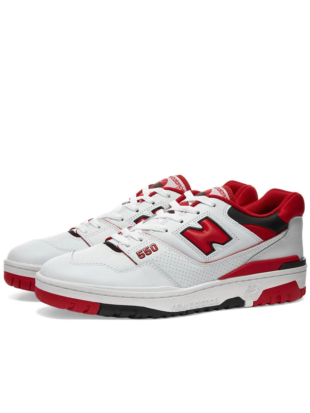 Кроссовки New Balance BB550SE1 — изображение 1 из 6, белый красный черный