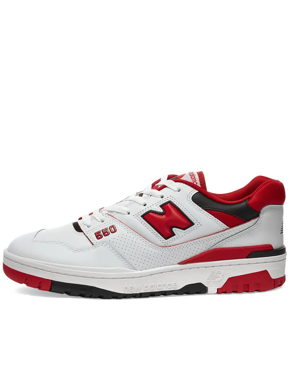 Кроссовки New Balance BB550SE1 — изображение 2 из 6, белый красный черный