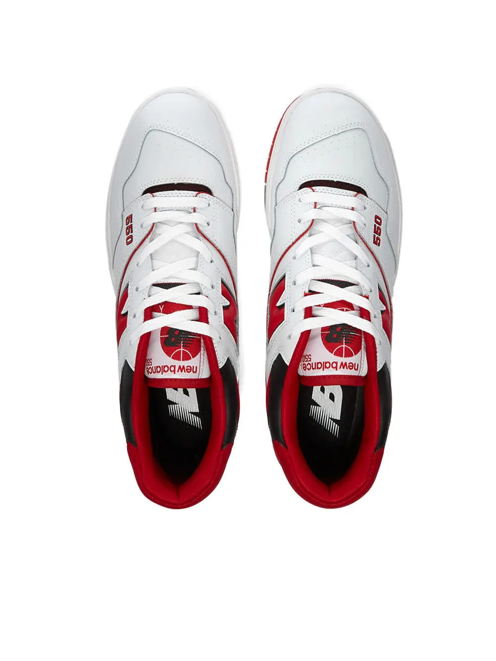 Кроссовки New Balance BB550SE1 — изображение 5 из 6, белый красный черный