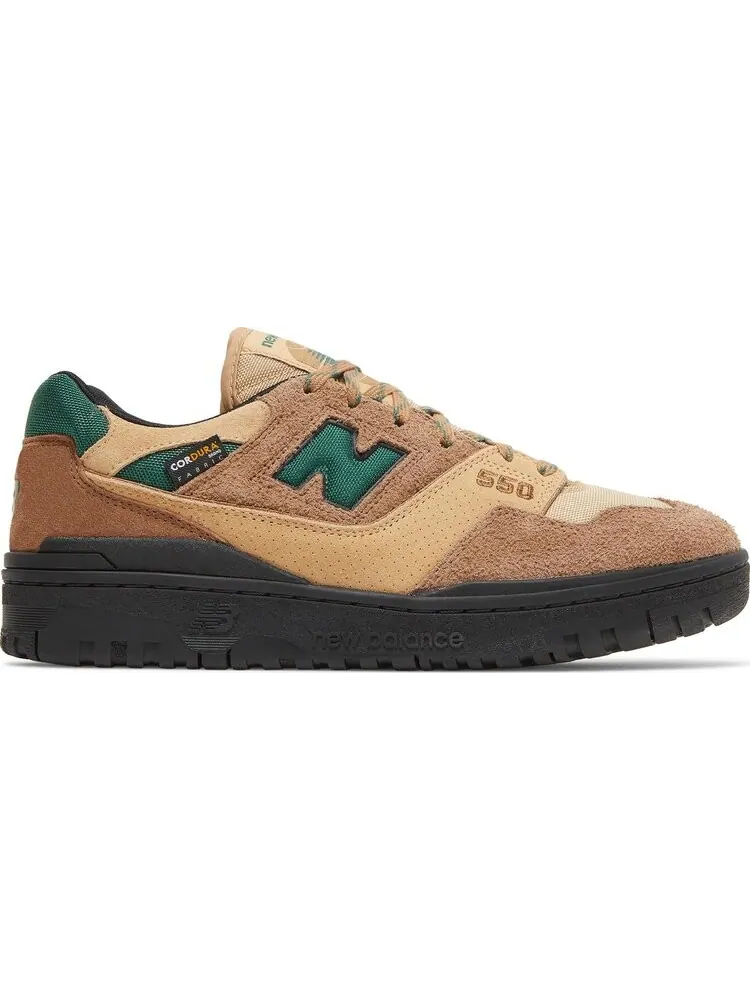 Кроссовки New Balance size? x 550 'Cordura Pack - Light Brown Green' — изображение 1 из 8, коричневый