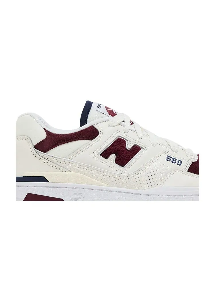 Кроссовки New Balance 550 'Suede Toe Pack - Burgundy Navy' — изображение 3 из 9, белый