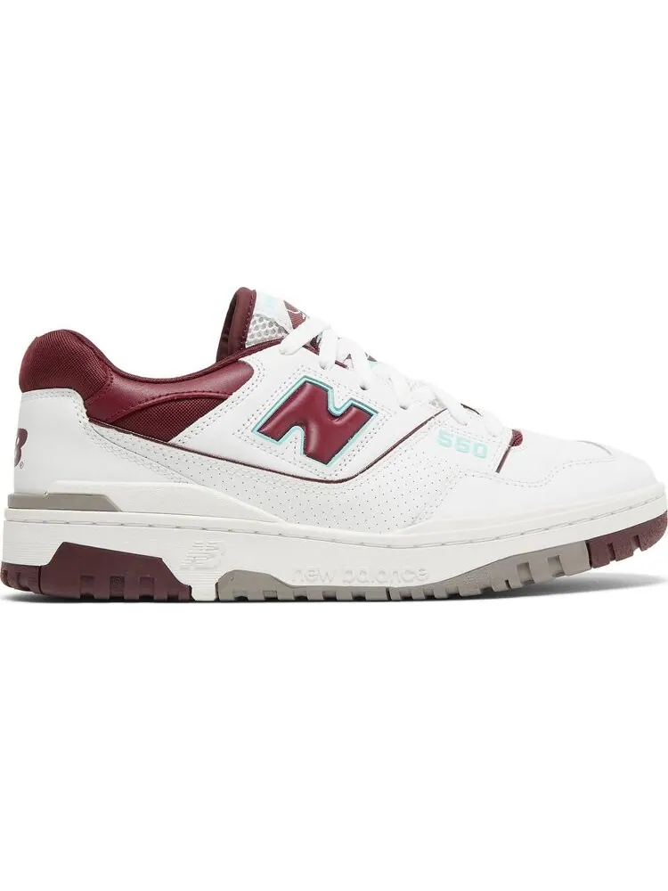 Кроссовки New Balance 550 'Burgundy Turquoise' — изображение 1 из 8, белый