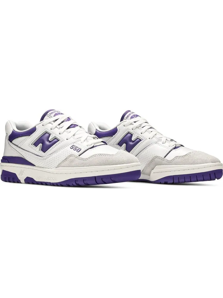 Кроссовки New Balance 550 'White Purple' — изображение 8 из 8, белый