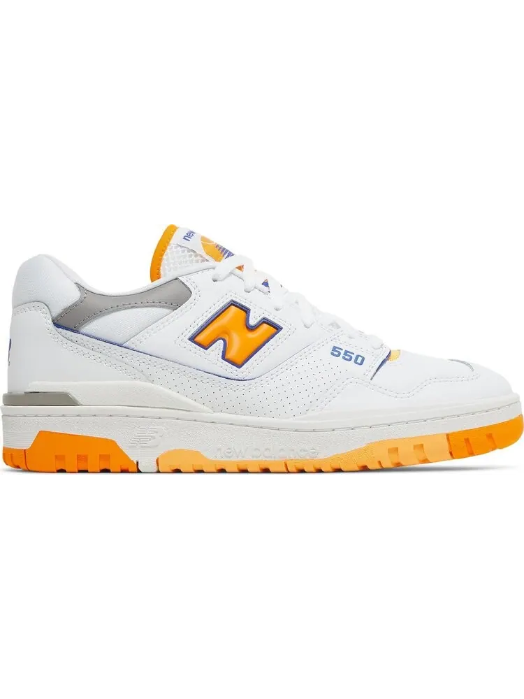 Кроссовки New Balance 550 'Lakers Pack - Vibrant Orange' — изображение 1 из 8, белый