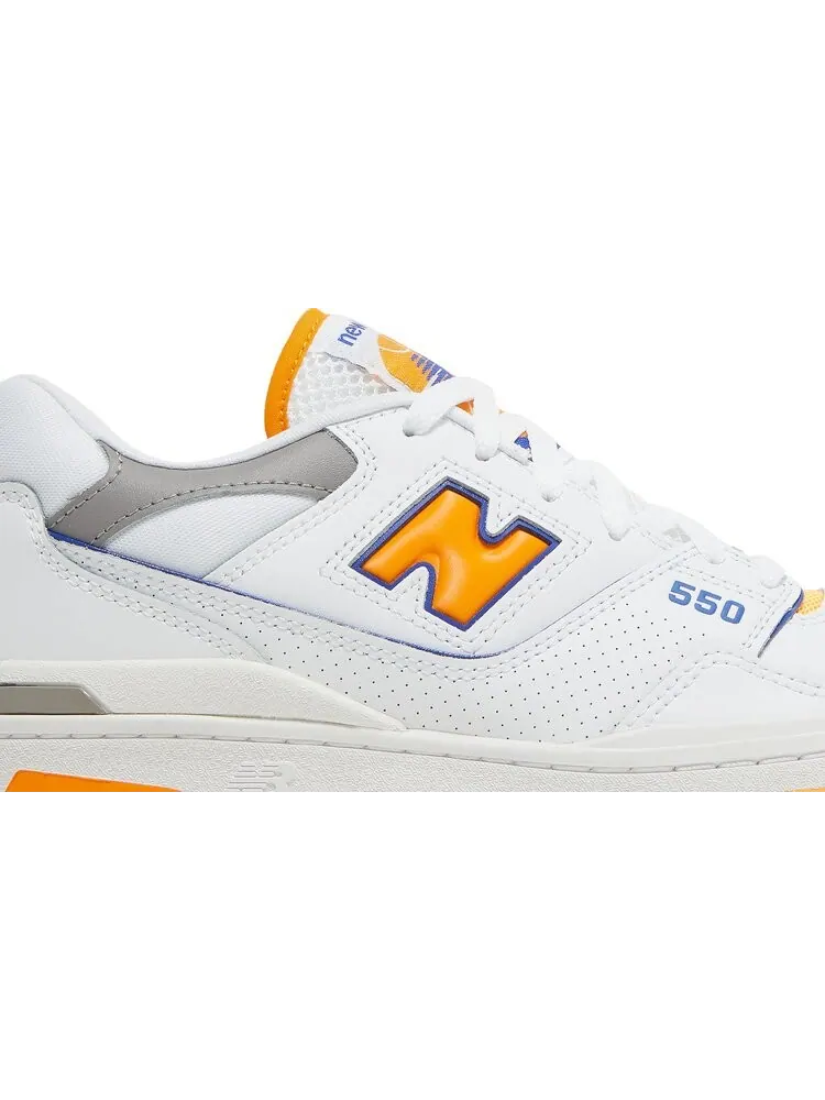 Кроссовки New Balance 550 'Lakers Pack - Vibrant Orange' — изображение 2 из 8, белый