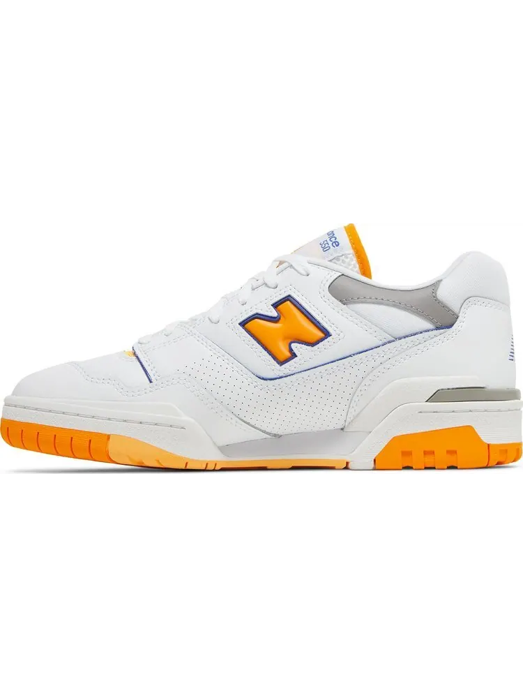 Кроссовки New Balance 550 'Lakers Pack - Vibrant Orange' — изображение 3 из 8, белый