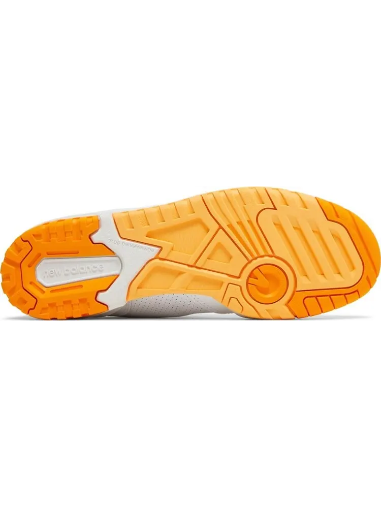 Кроссовки New Balance 550 'Lakers Pack - Vibrant Orange' — изображение 4 из 8, белый