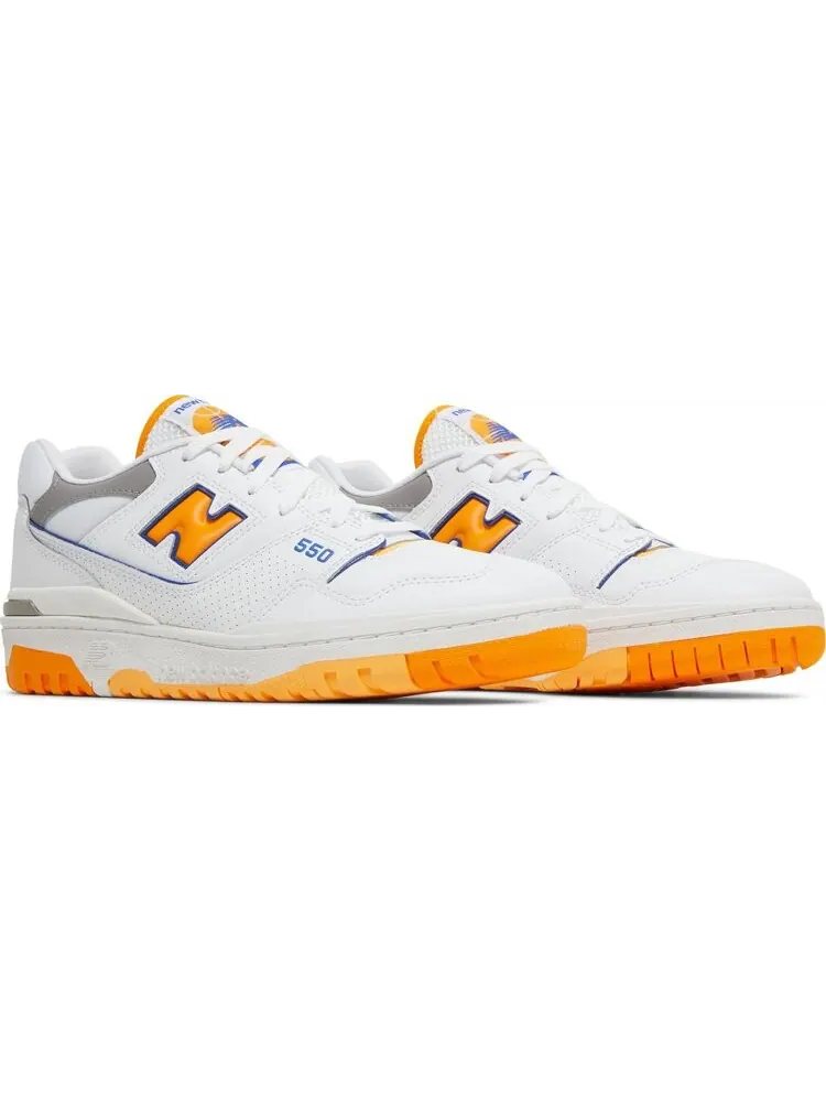 Кроссовки New Balance 550 'Lakers Pack - Vibrant Orange' — изображение 8 из 8, белый