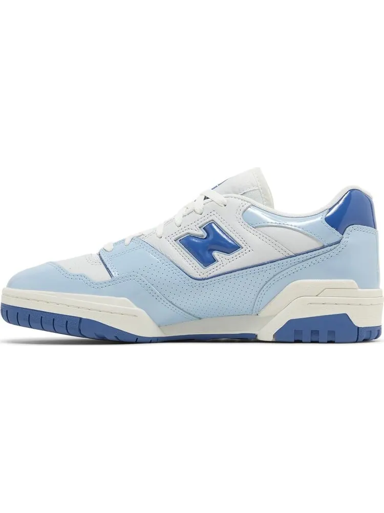 Кроссовки 550 'Patent Leather Pack - Chrome Blue' — изображение 3 из 4, синий