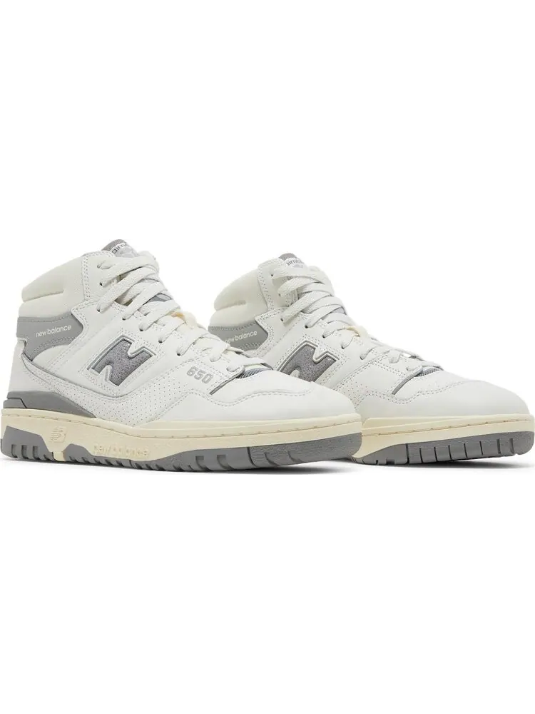 Кроссовки New Balance Aimé Leon Dore x 650R 'Silver' — изображение 8 из 8, серый