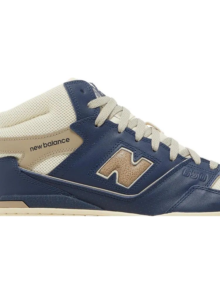 Кроссовки New Balance Aimé Leon Dore x 650R 'Navy Grey' — изображение 2 из 8, синий