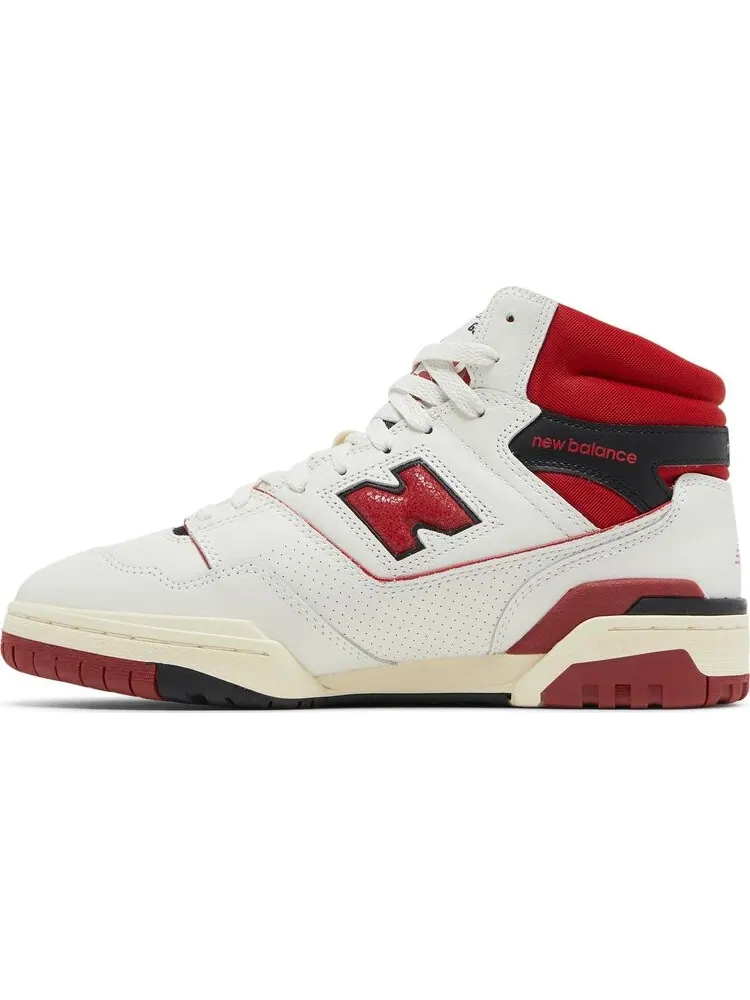 Кроссовки New Balance Aimé Leon Dore x 650R 'White Red' — изображение 3 из 8, белый
