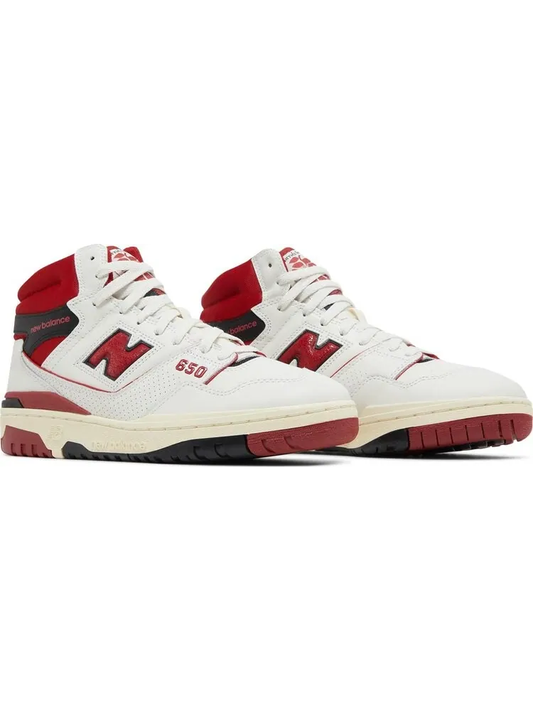 Кроссовки New Balance Aimé Leon Dore x 650R 'White Red' — изображение 8 из 8, белый