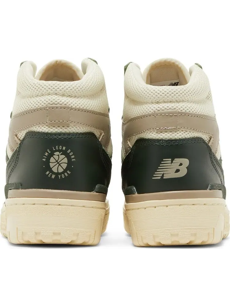 Кроссовки New Balance Aimé Leon Dore x 650R 'Green Grey' — изображение 6 из 8, зеленый