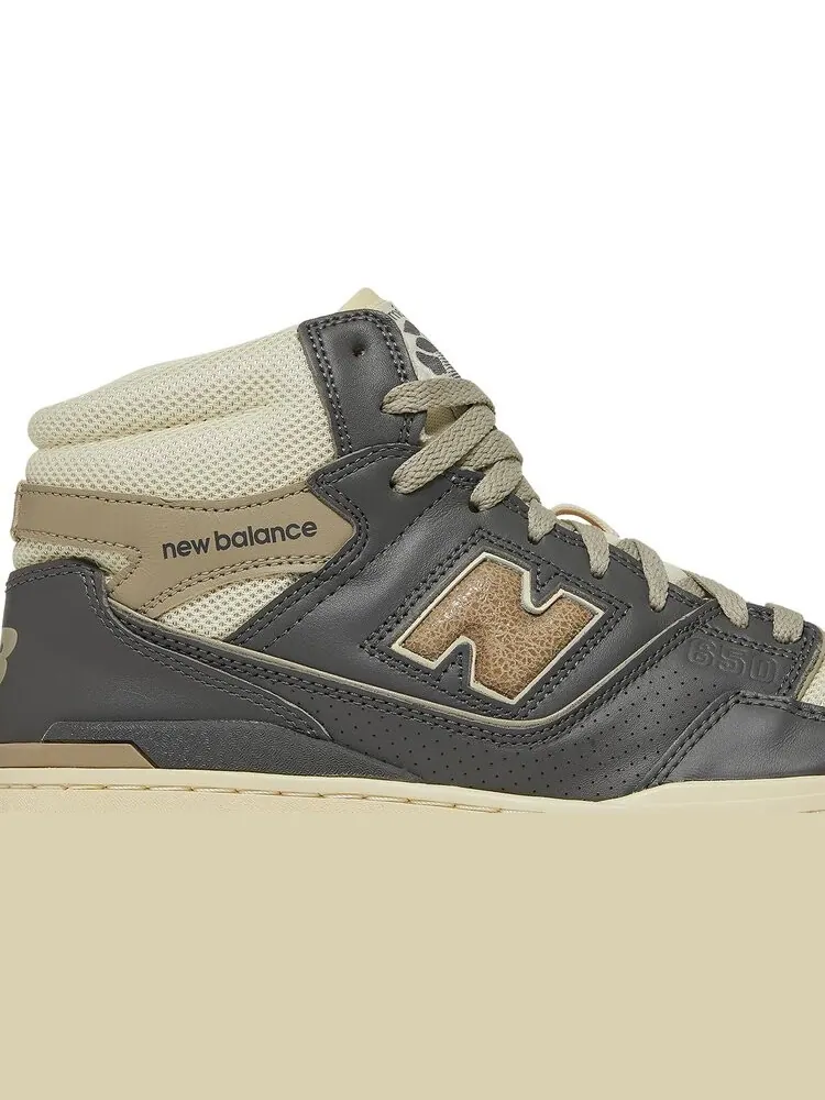 Кроссовки New Balance Aimé Leon Dore x 650R 'Grey' — изображение 2 из 8, серый